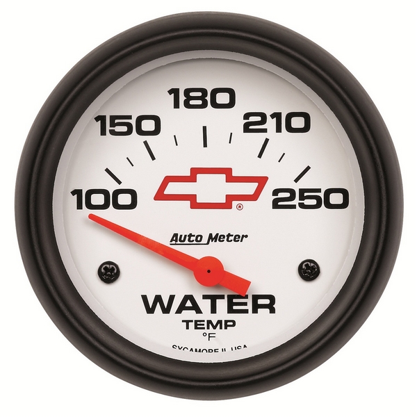 2-5/8" WATER TEMPERATURE, 100-250 F, GM WHITE